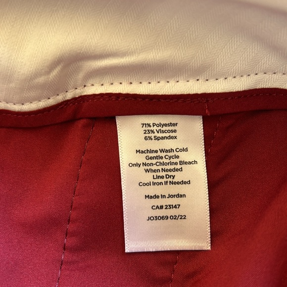 Talbots Hampshire Ankle Pants sz12 - Picture 7 of 12